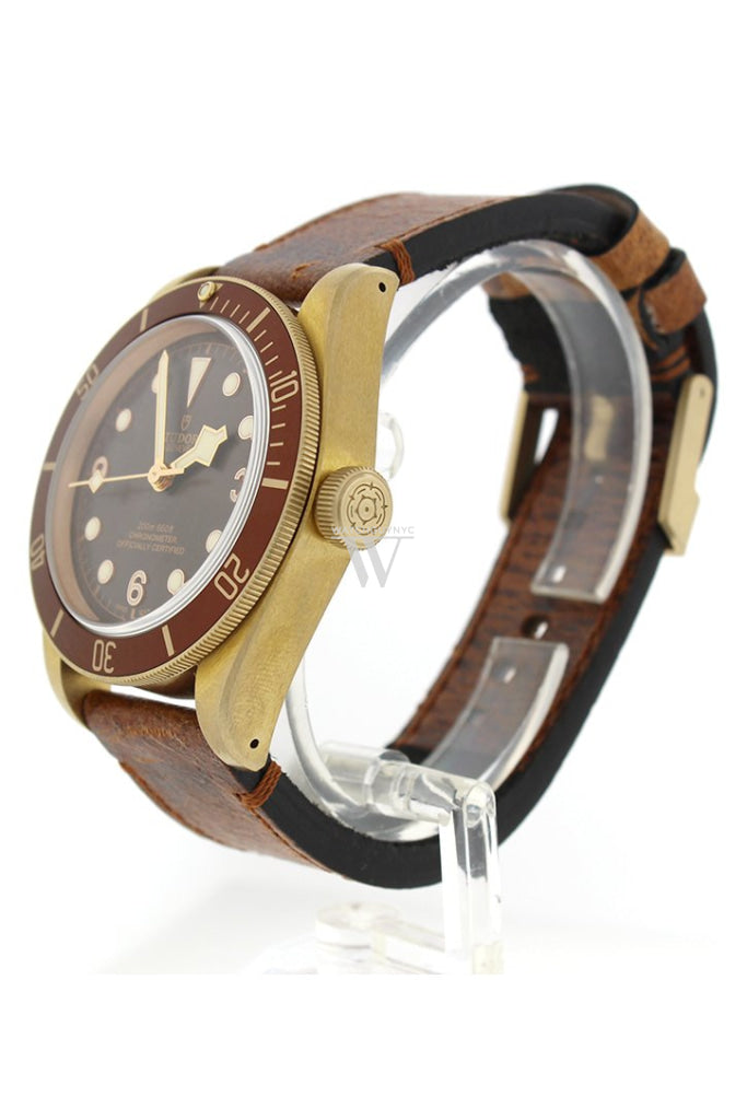 Tudor Heritage Automatic Bronze Dial Leather Men's Watch 79250BM