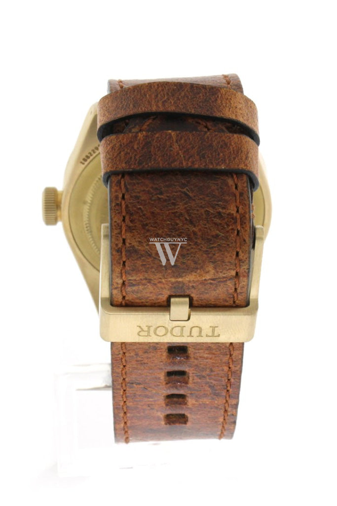 Tudor Heritage Automatic Bronze Dial Leather Men's Watch 79250BM