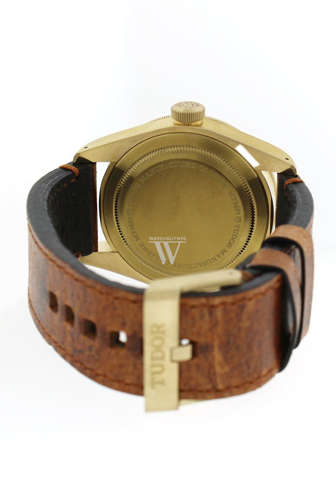 Tudor Heritage Automatic Bronze Dial Leather Men's Watch 79250BM