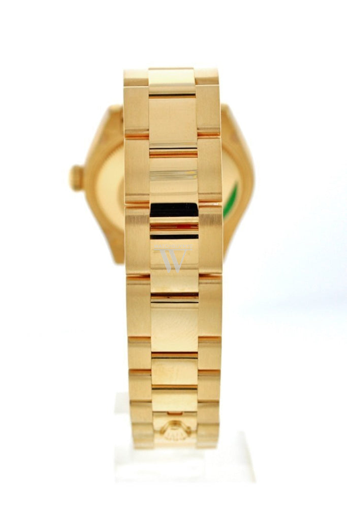 Rolex Datejust 31 White Mother of Pearl Diamond Dial 18K Yellow Gold Ladies Watch 178248 Pre-owned