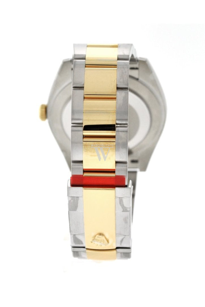 Rolex Datejust 41 Champagne Diamond Fluted Bezel 18k Yellow Gold Mens Watch 126333